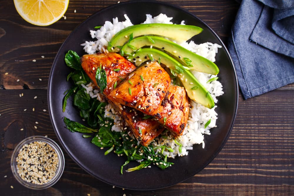 Salmone al miso