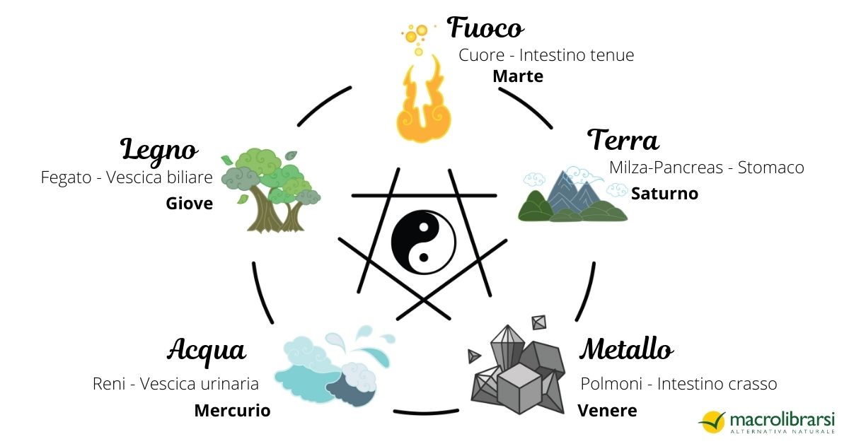 La teoria dei 5 elementi della Medicina Cinese