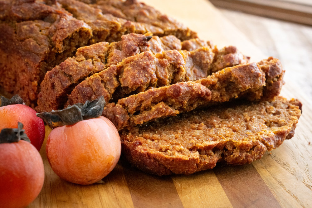 Pane vegano ai cachi