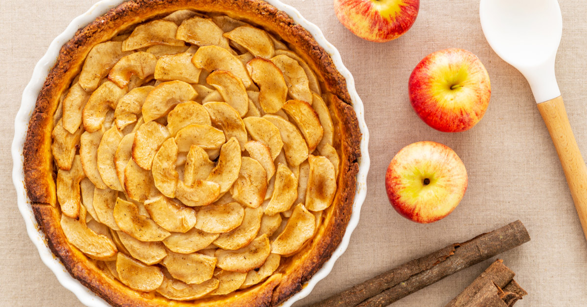 Crostata di mele e cannella