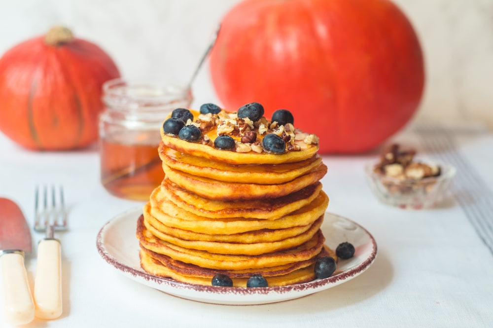 Pancake soffici alla zucca