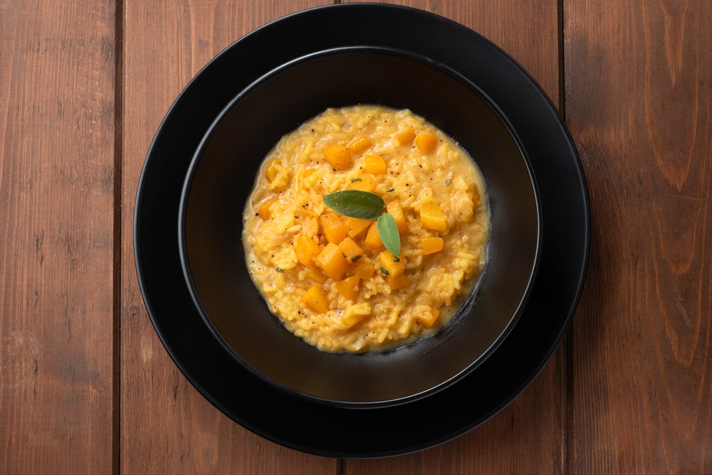 Risotto di zucca mantecata