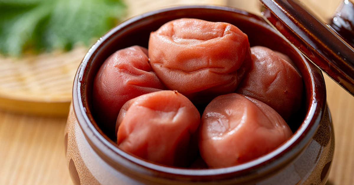 ciotola con umeboshi