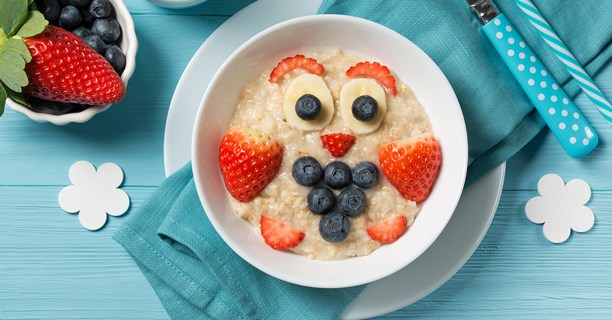 Mr. Porridge con mirtilli e fragole