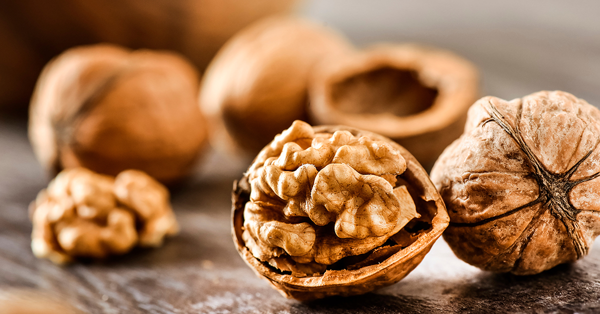 Le noci, ricche di antiossidanti, hanno proprietà antinfiammatorie