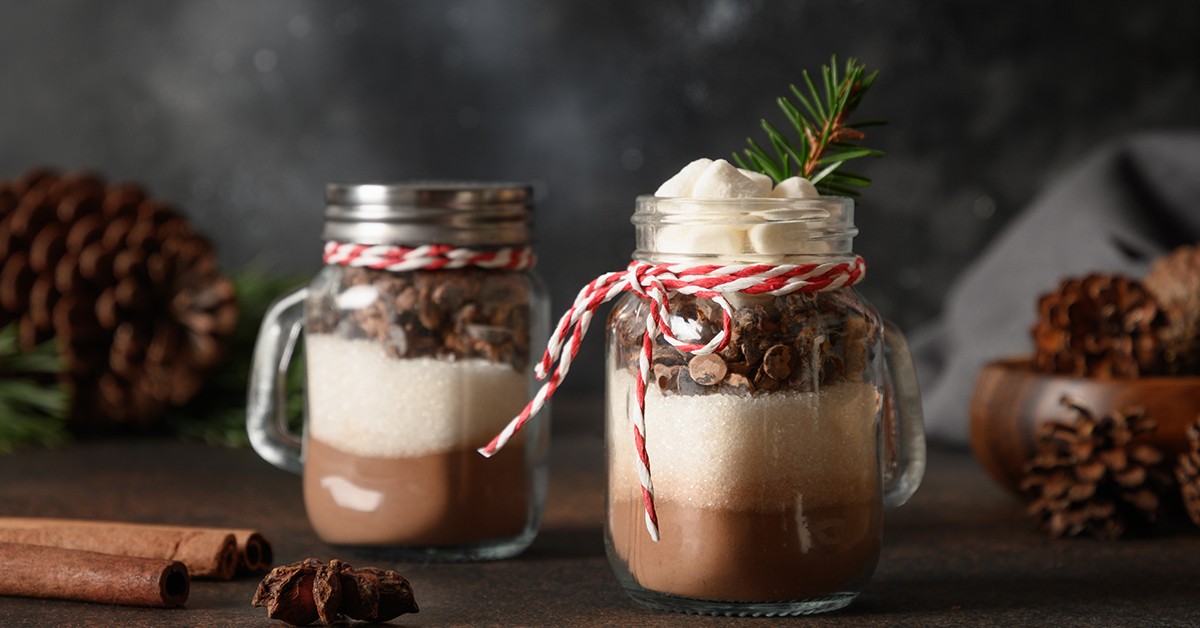 Cioccolata calda in barattolo
