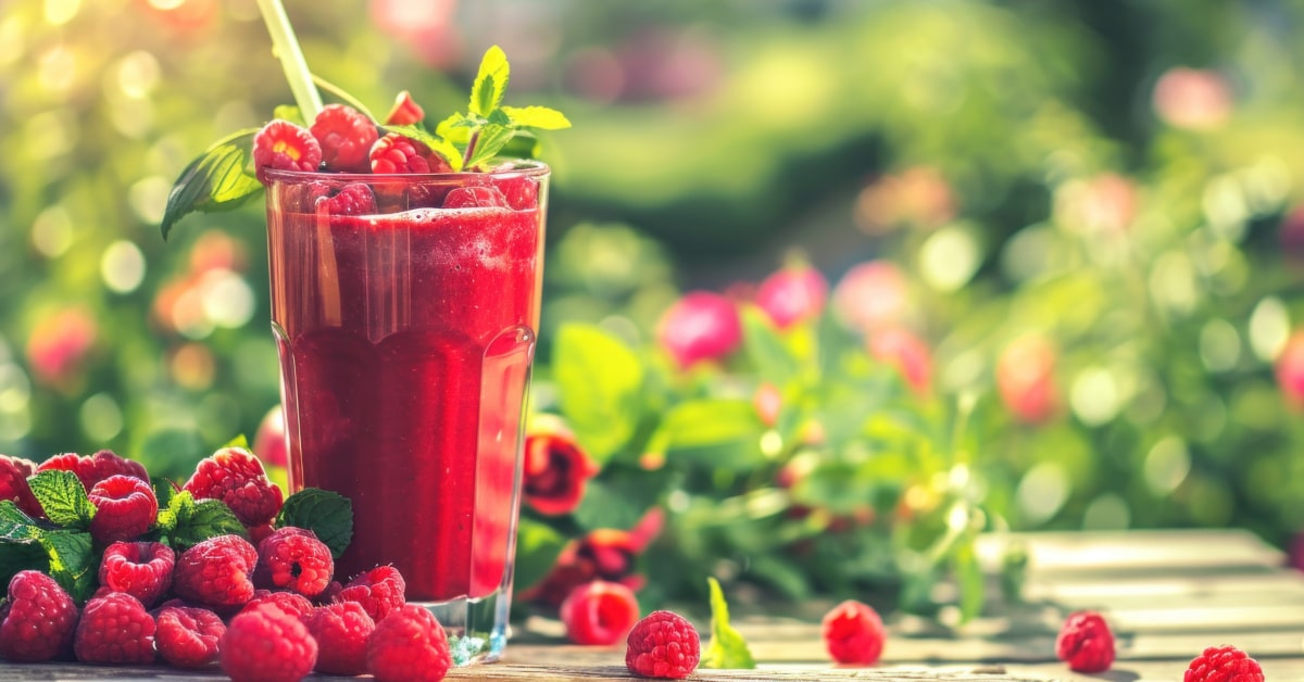 Smoothie di lamponi