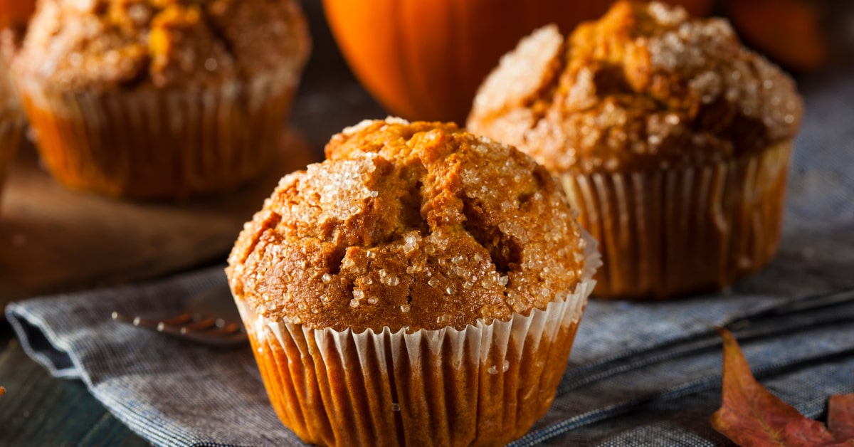 Muffin dolci alla zucca