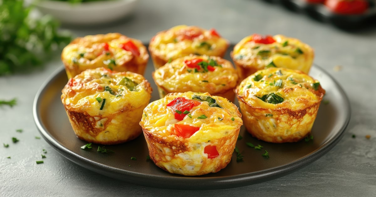 Muffin salati con verdure