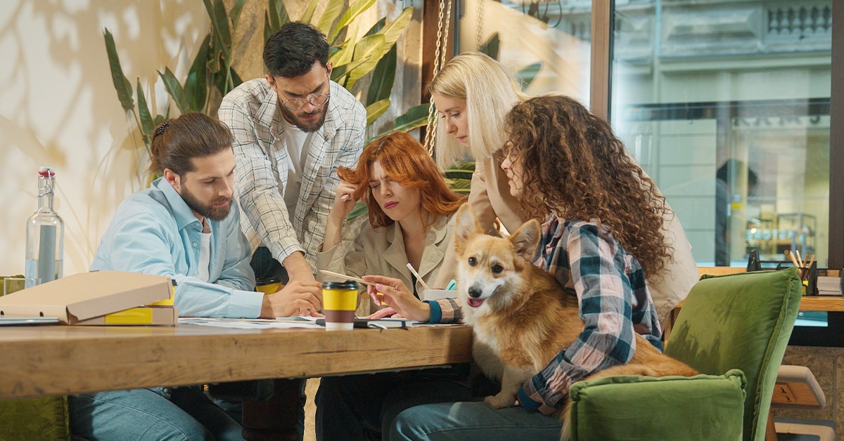 cane in ufficio: i benefici