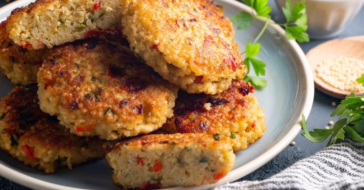 Polpette di miglio e verdure