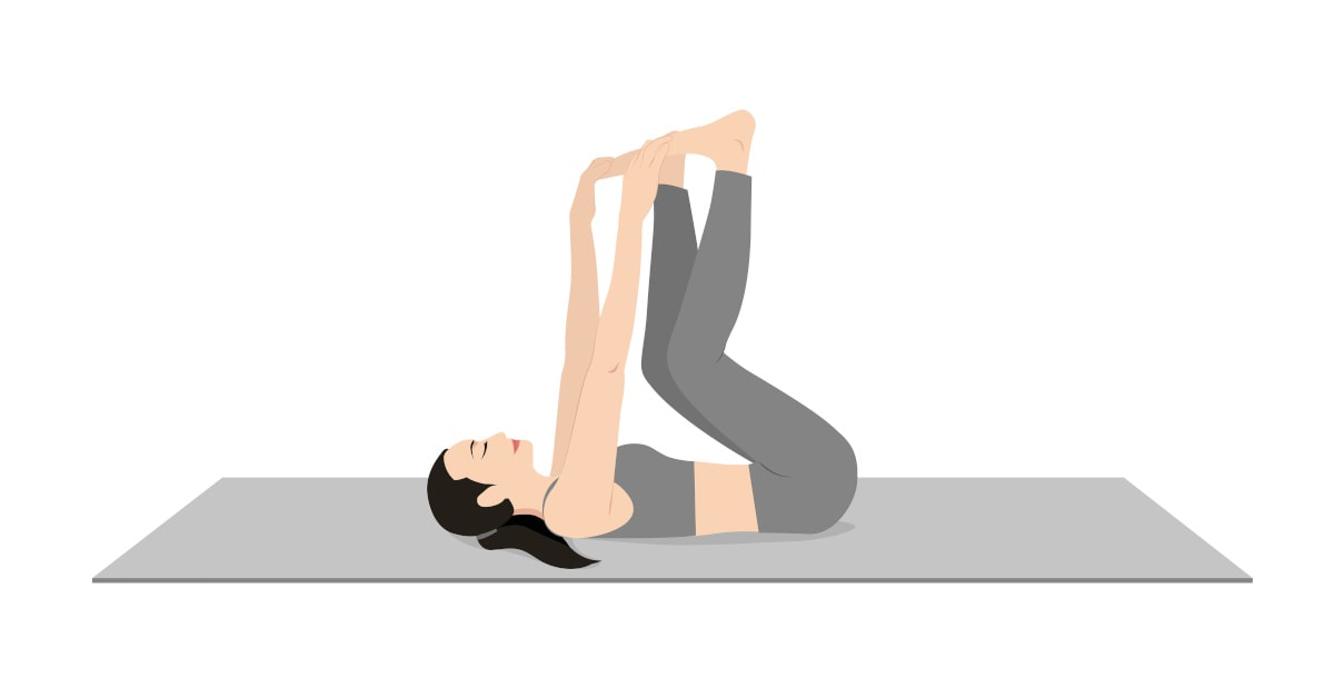 Ananda balasana asana