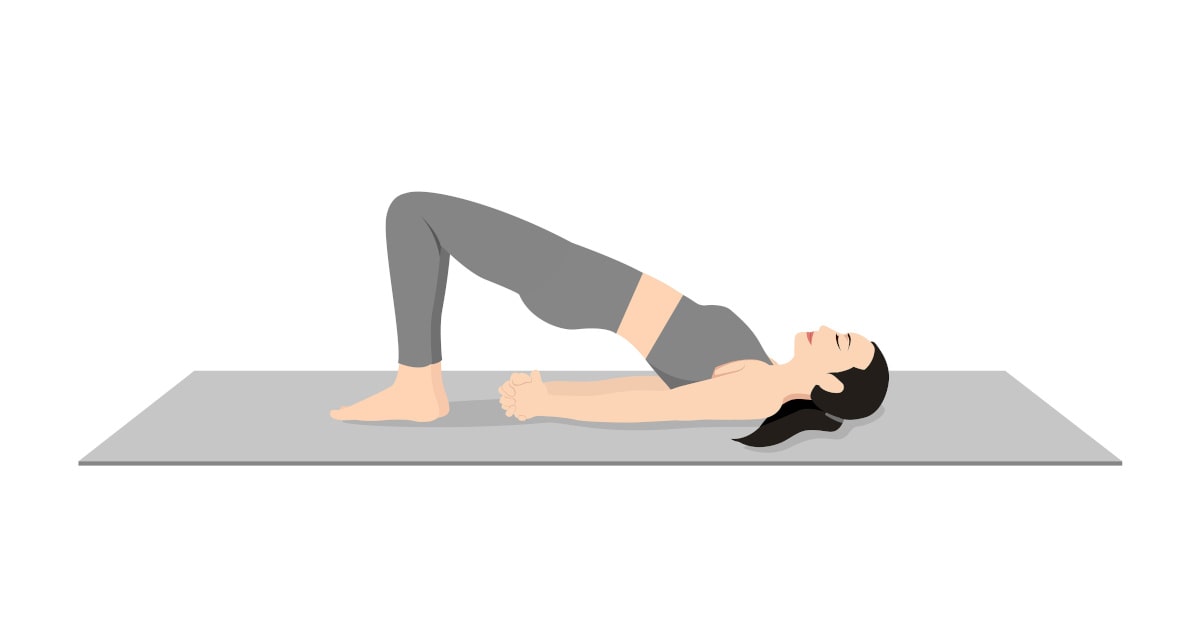 Setu bandhasana asana