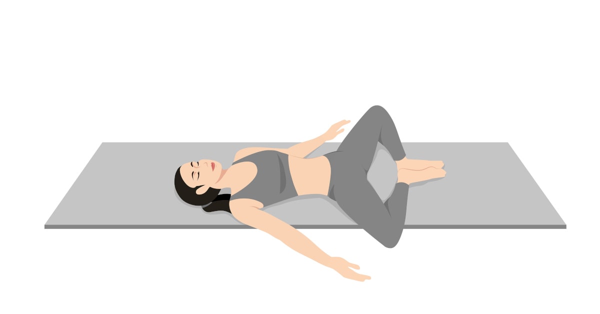 Supta baddha Konasana asana
