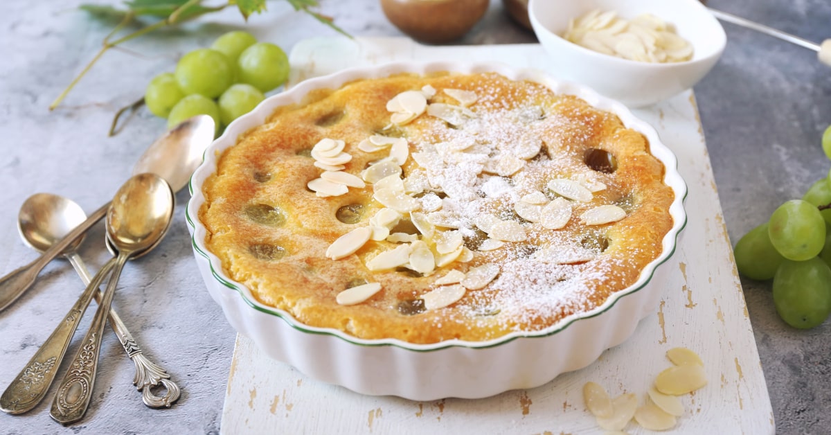 Clafoutis all'uva
