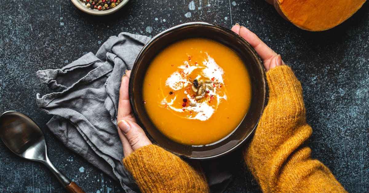 Vellutata autunnale di zucca