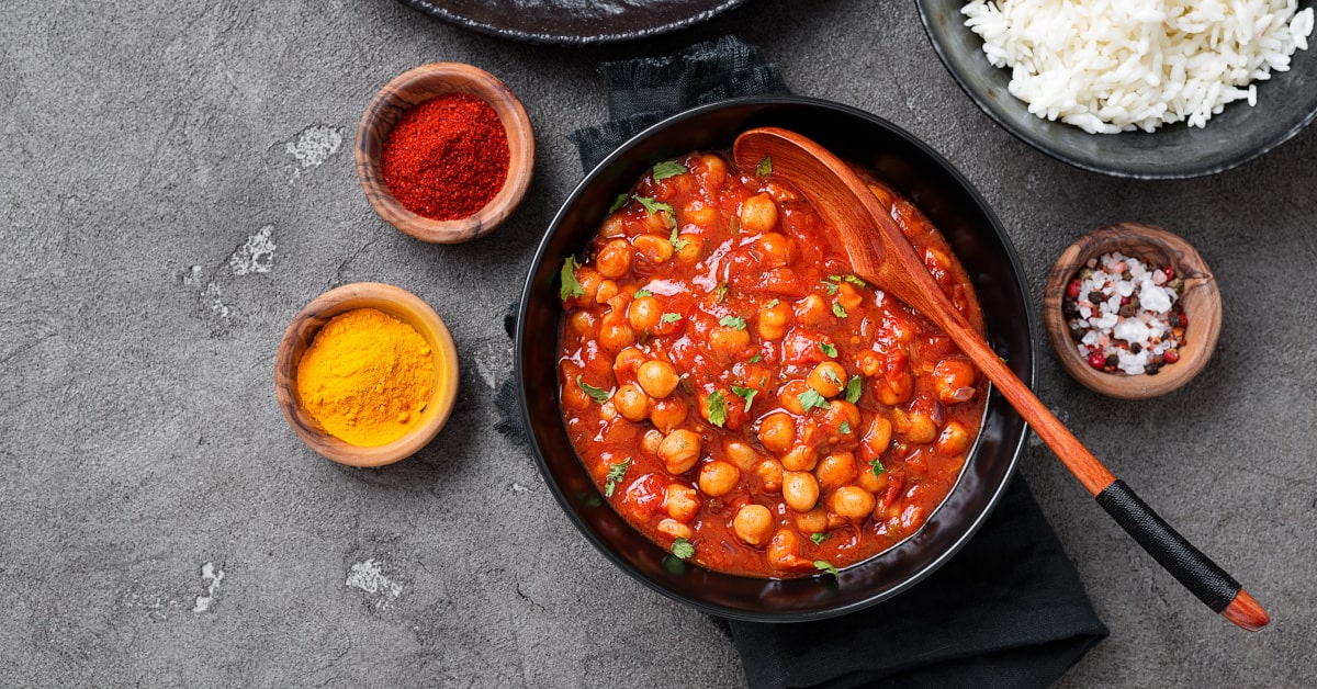 Masala di ceci- ricette indiane vegetariane