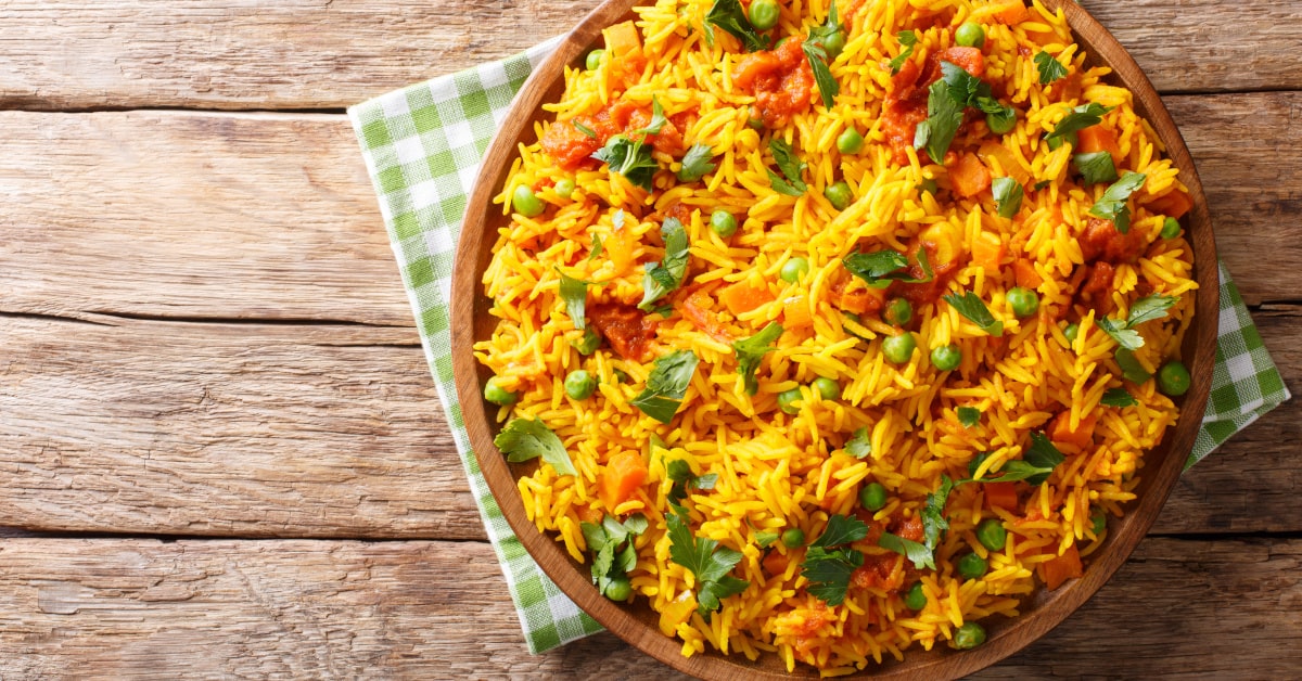 Riso pulao - ricette indiane vegetariane