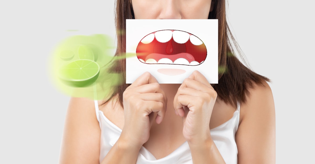 L'amaro in bocca è uno dei campanelli di allarme del reflusso