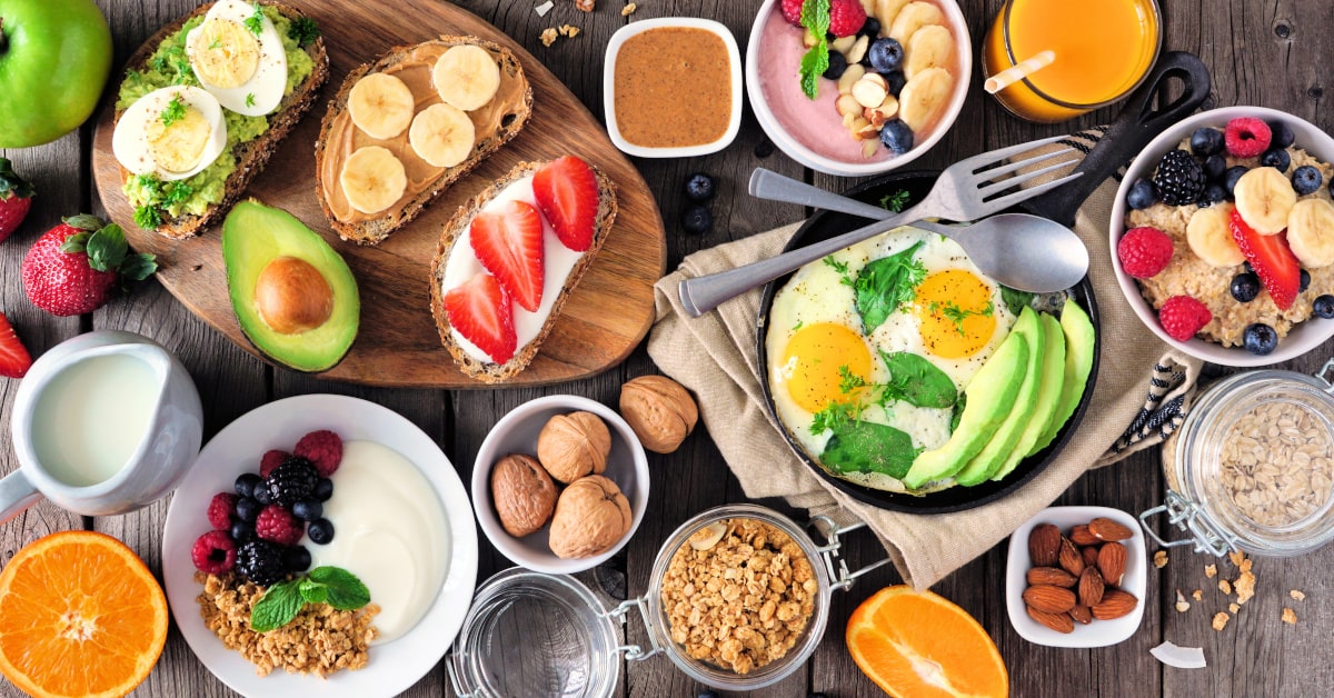 Colazione salata e senza zuccheri aggiunti