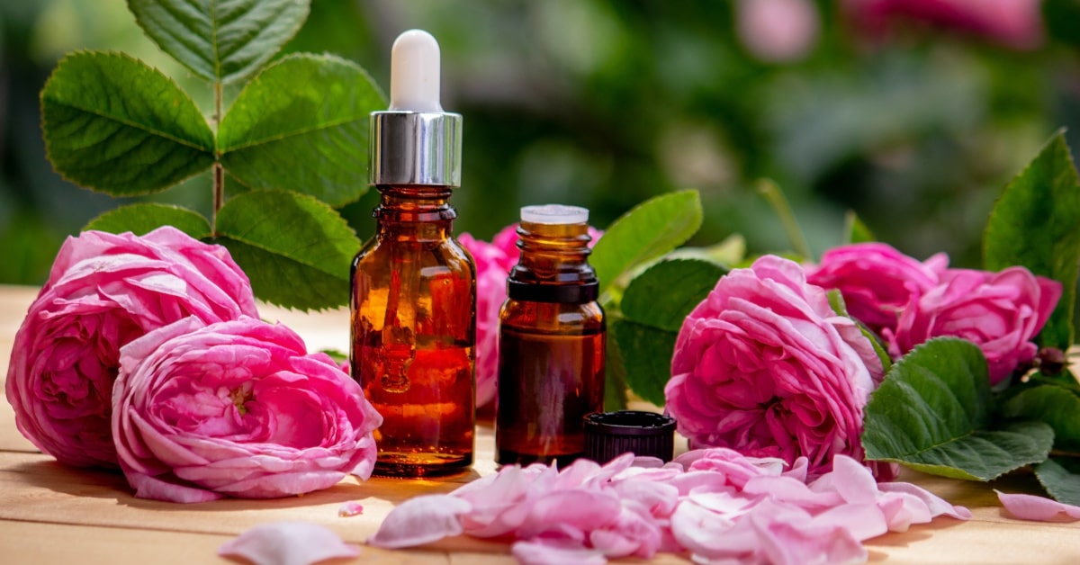 Olio essenziale di Rosa damascena