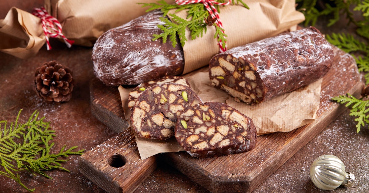 Salame di cioccolato, la ricetta