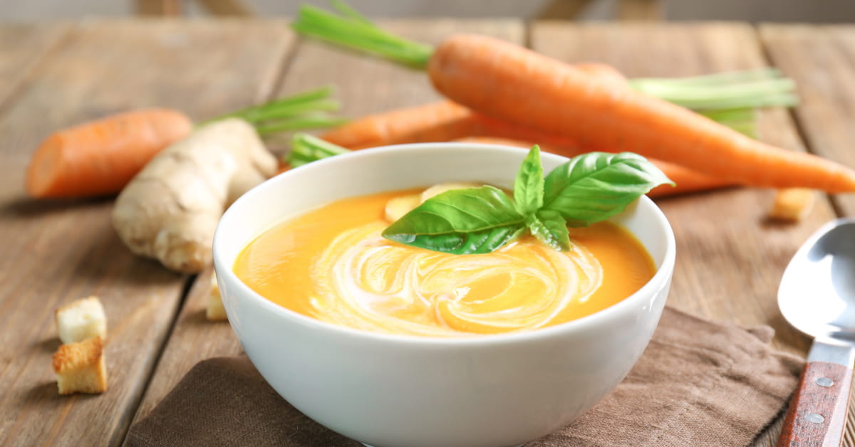 Crema di carote allo zenzero