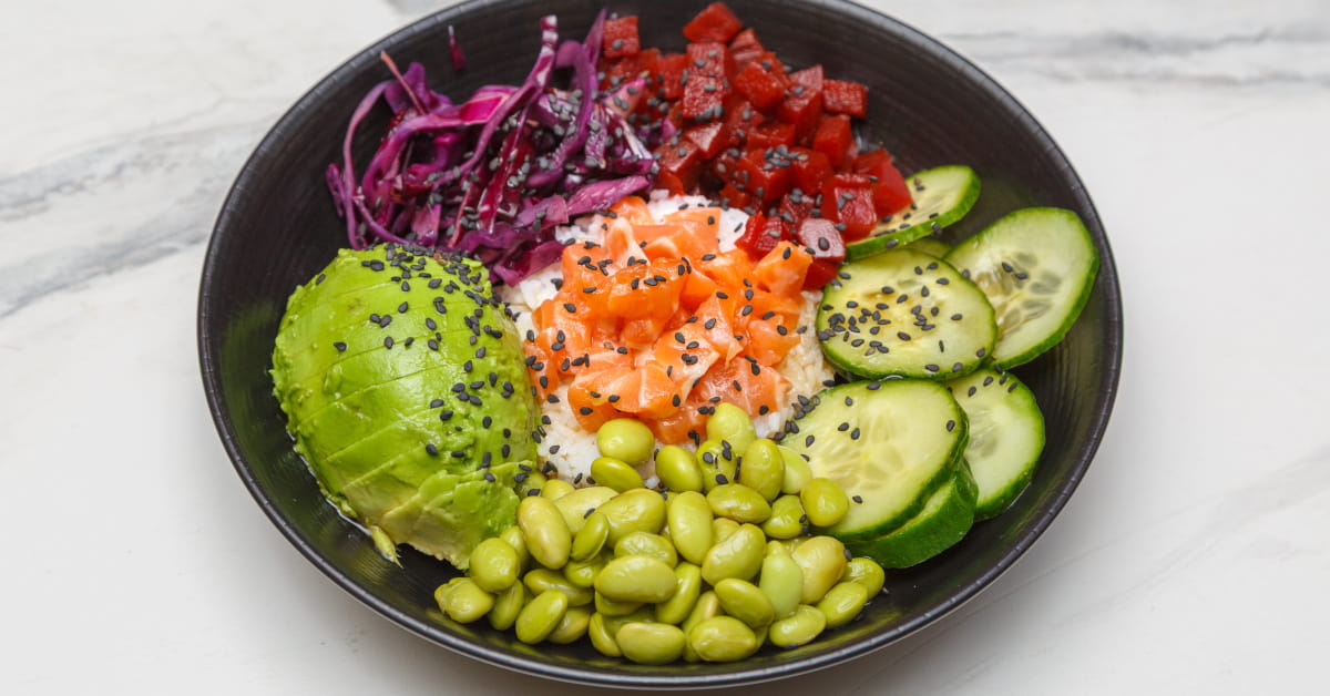 Konjac rice, per la tua poke bowl