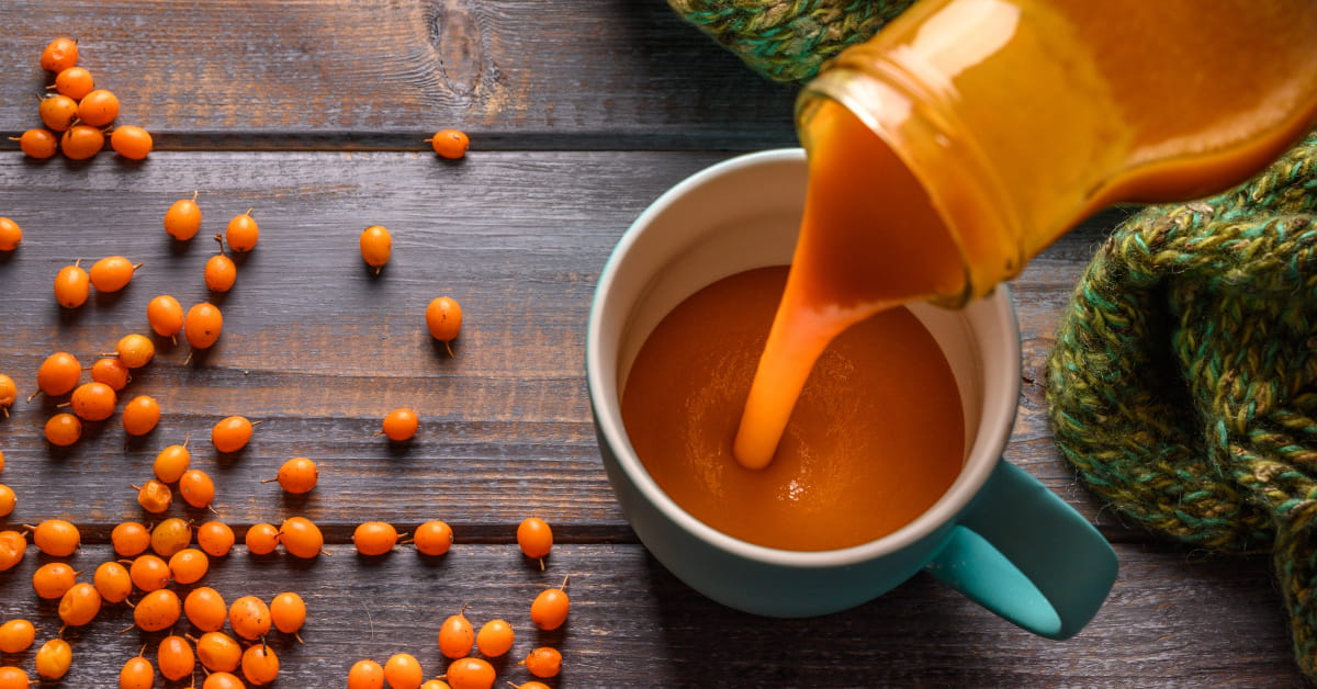 Succo di olivello spinoso