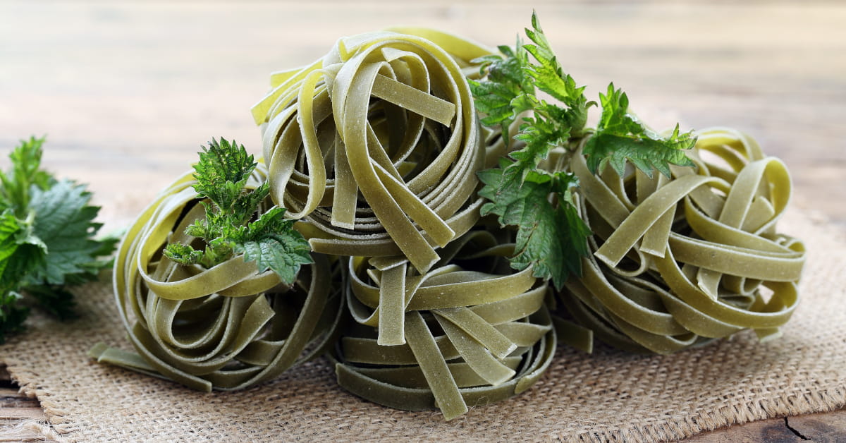 Tagliatelle con ortiche