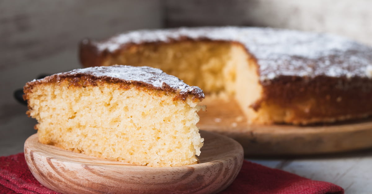 Pan di spagna con burro ghee