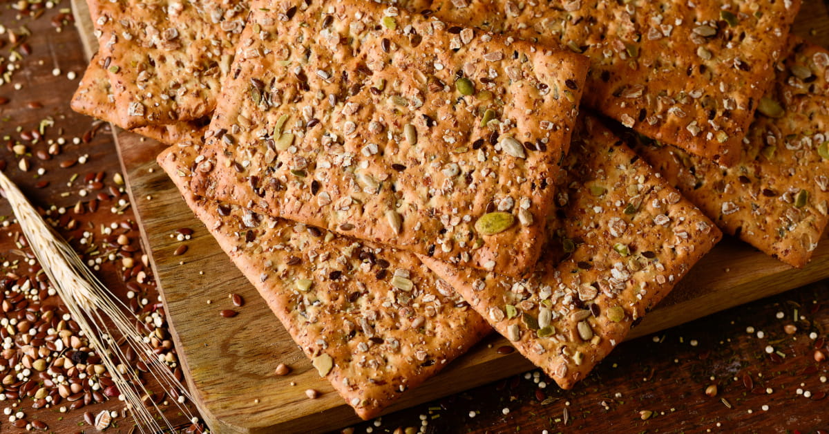 La ricetta con farina di grani antichi: crackers home made