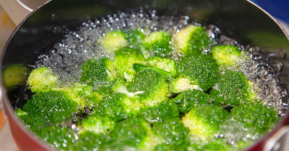 Ricetta con senape, miglio e broccoli: broccoli cottura