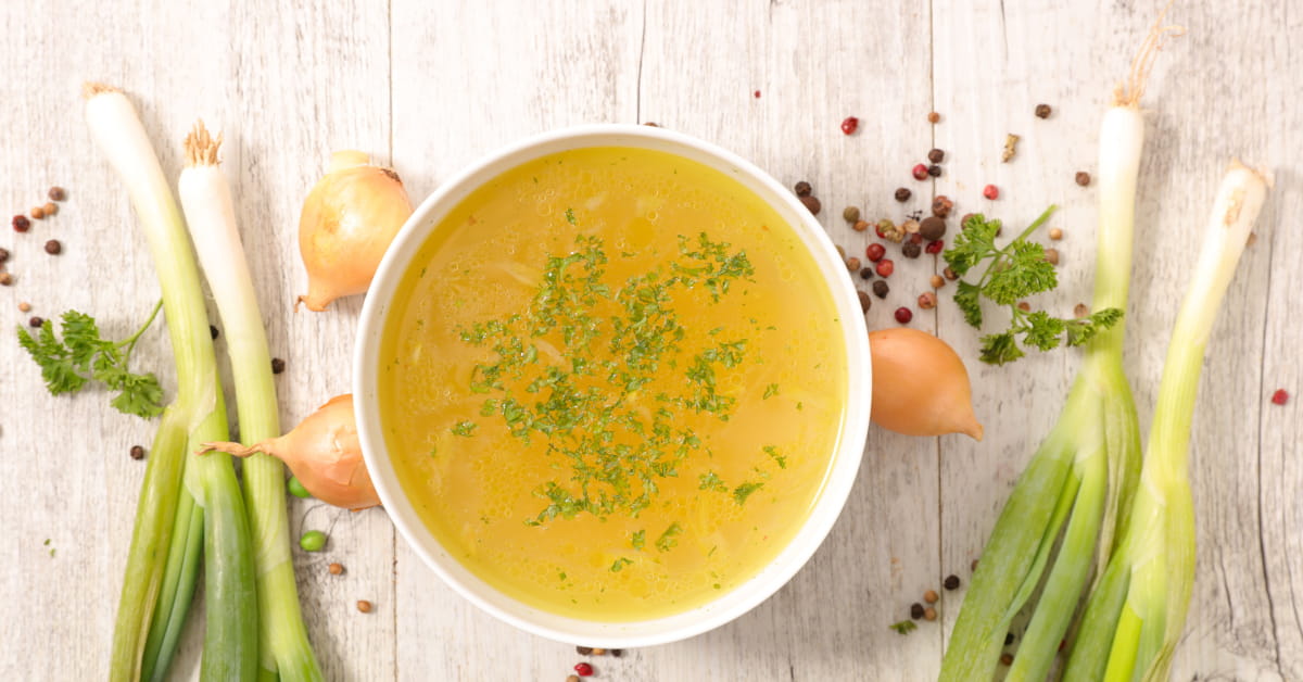 Brodo di verdure dolci